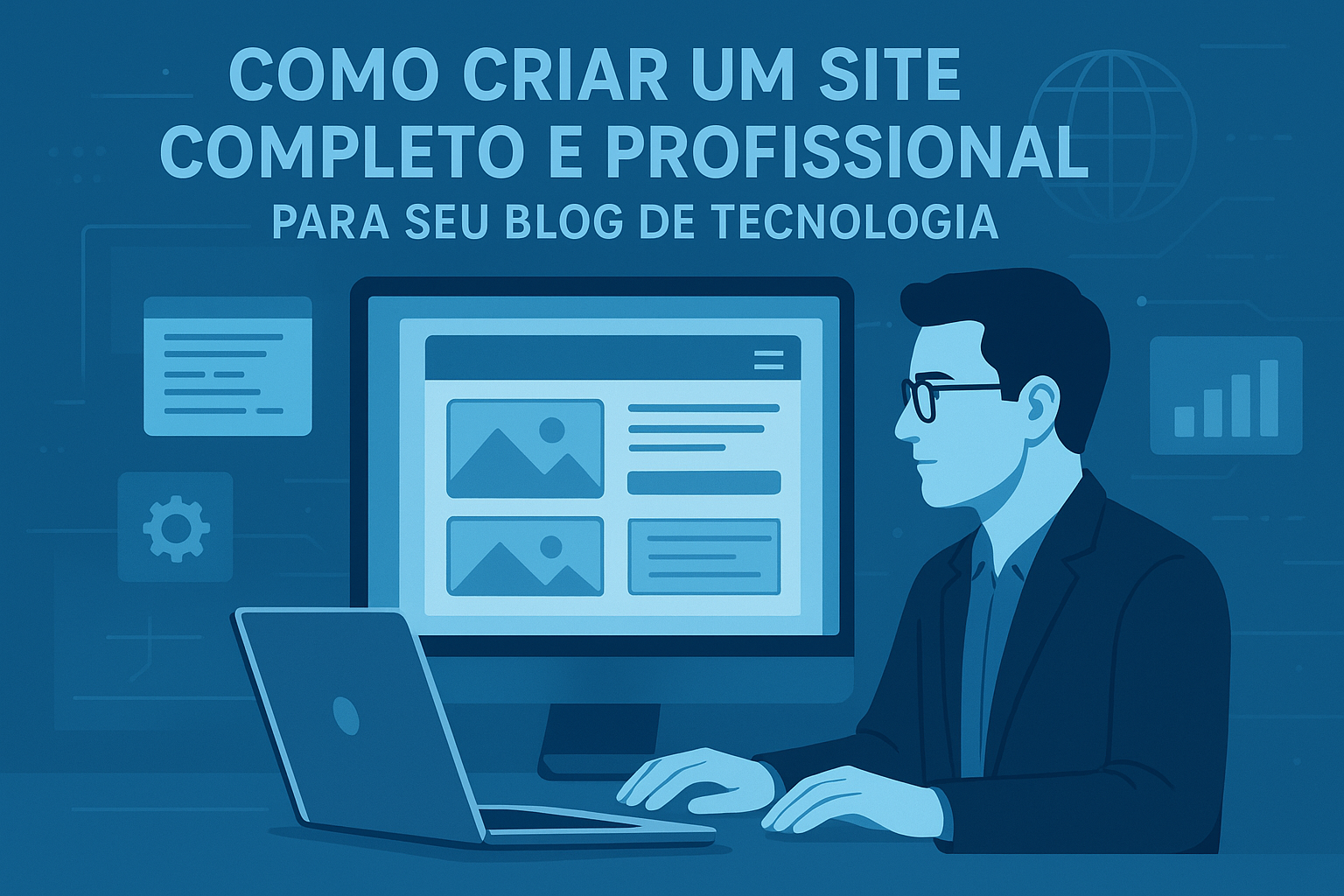 Como Criar um Site Completo e Profissional para seu Blog de Tecnologia